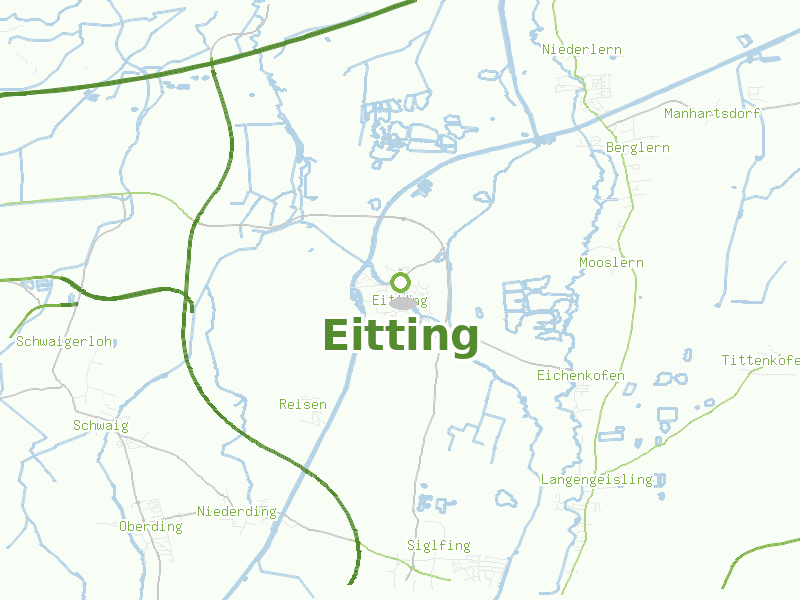 Karte von Eitting