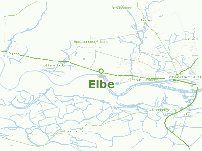 Karte von Elbe
