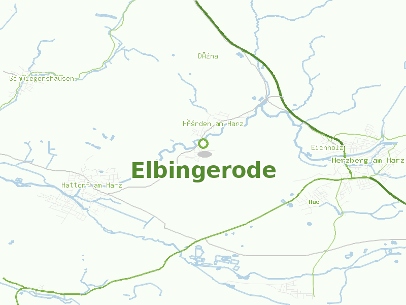 Karte von Elbingerode