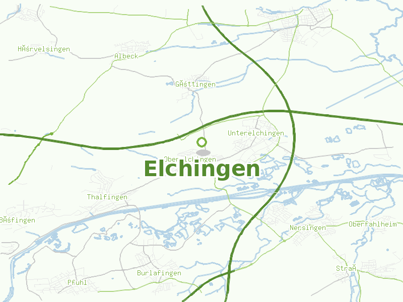 Karte von Elchingen
