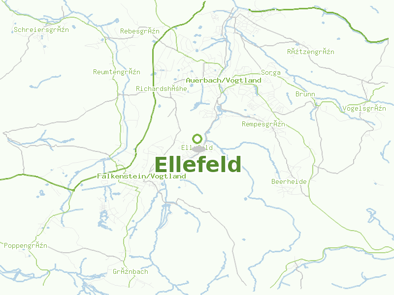 Karte von Ellefeld