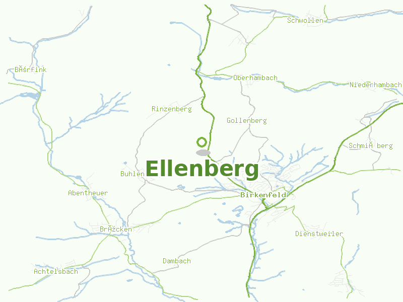 Karte von Ellenberg