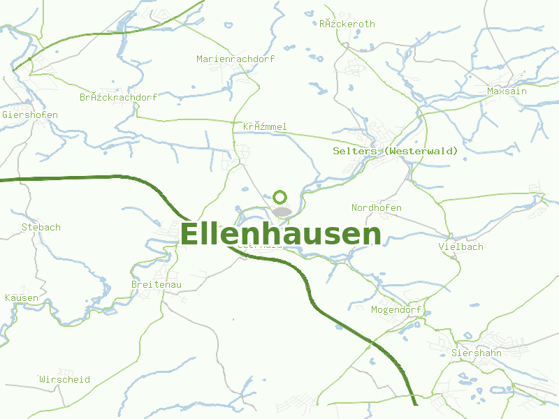 Karte von Ellenhausen