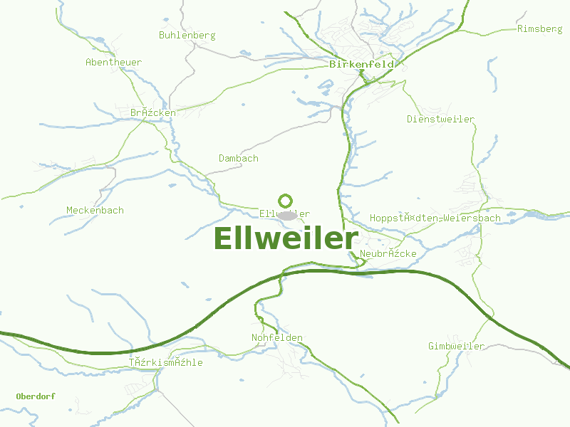Karte von Ellweiler