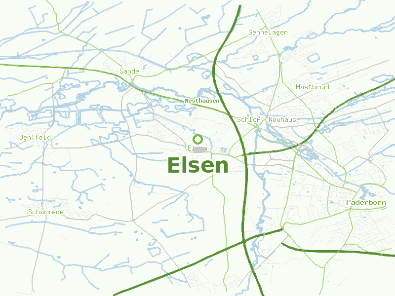 Karte von Elsen