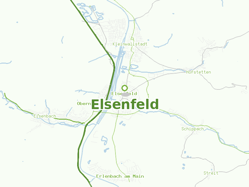 Karte von Elsenfeld