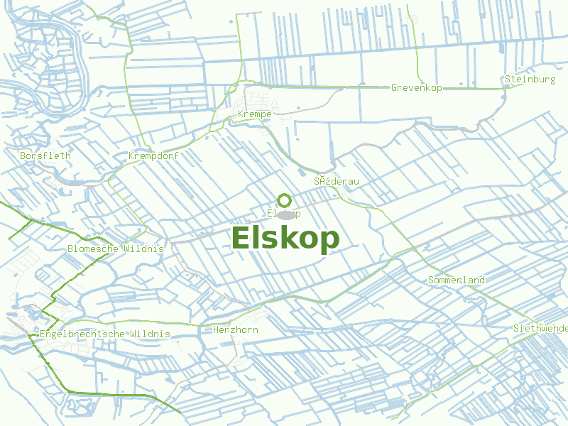 Karte von Elskop