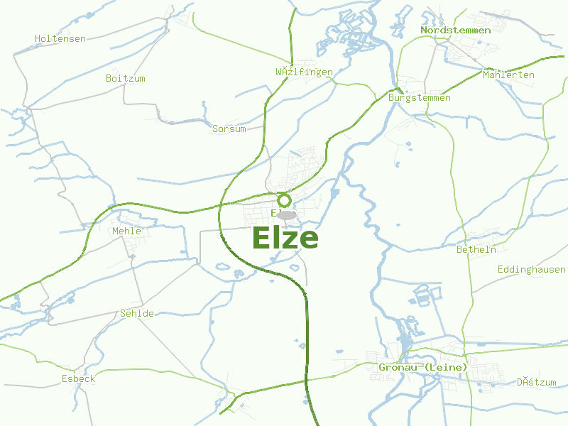 Karte von Elze