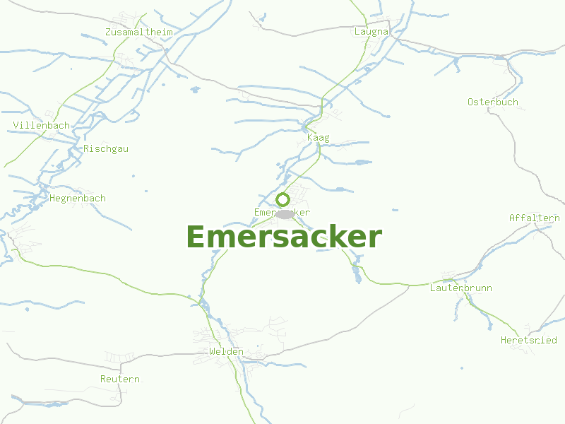 Karte von Emersacker