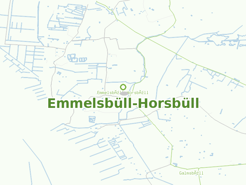 Karte von Emmelsbüll-Horsbüll