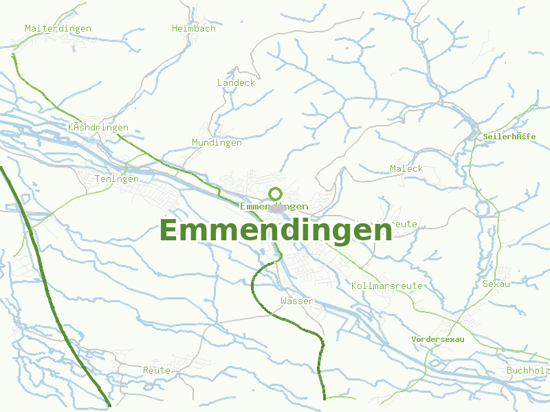Karte von Emmendingen