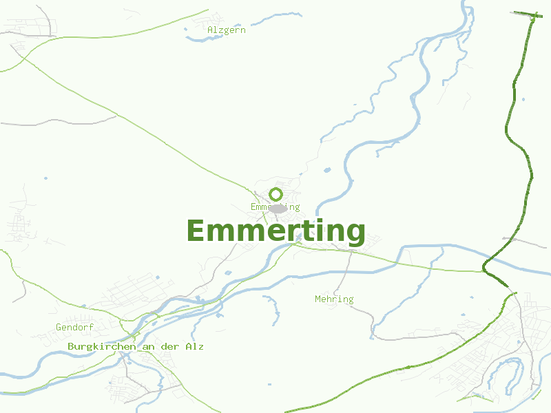 Karte von Emmerting