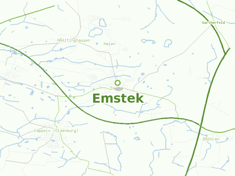 Karte von Emstek