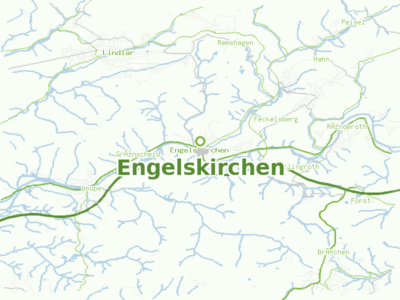 Karte von Engelskirchen