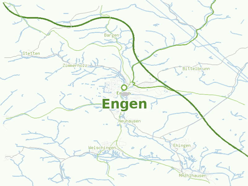 Karte von Engen