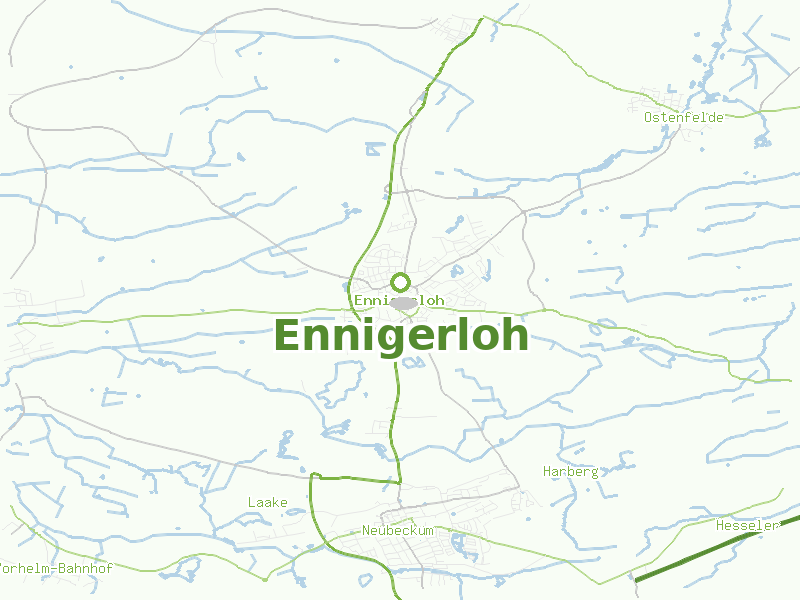 Karte von Ennigerloh