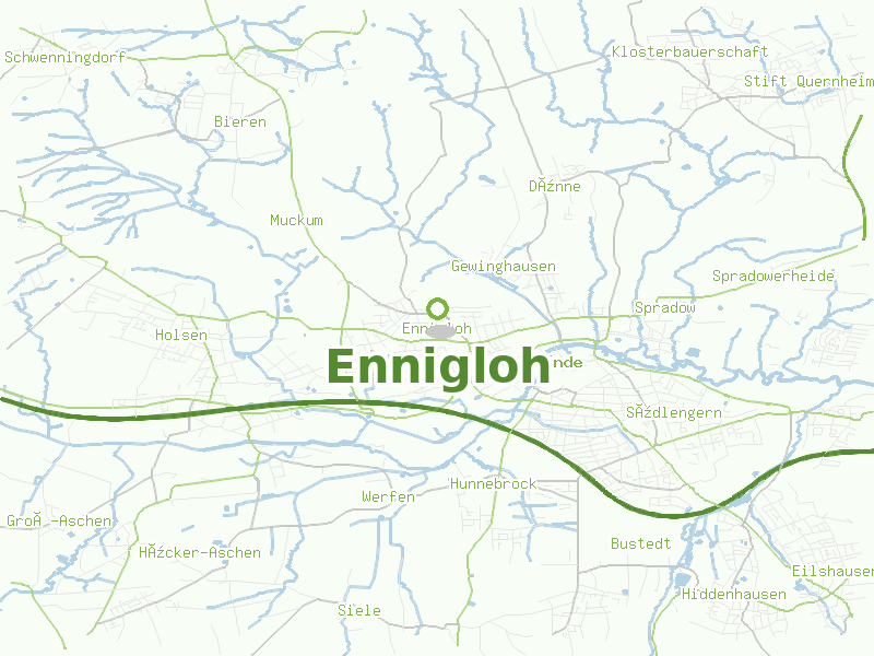 Karte von Ennigloh