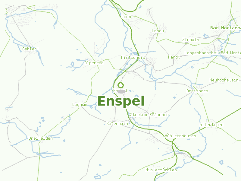 Karte von Enspel