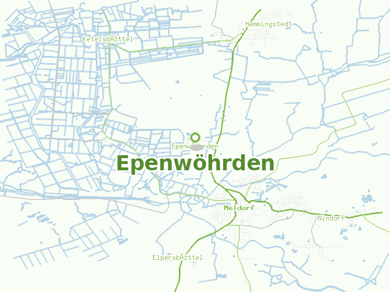 Karte von Epenwöhrden