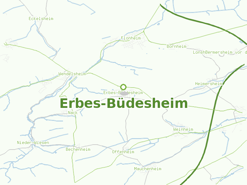 Karte von Erbes-Büdesheim