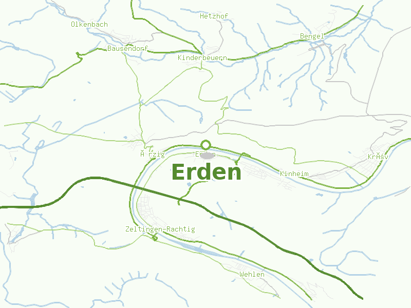 Karte von Erden