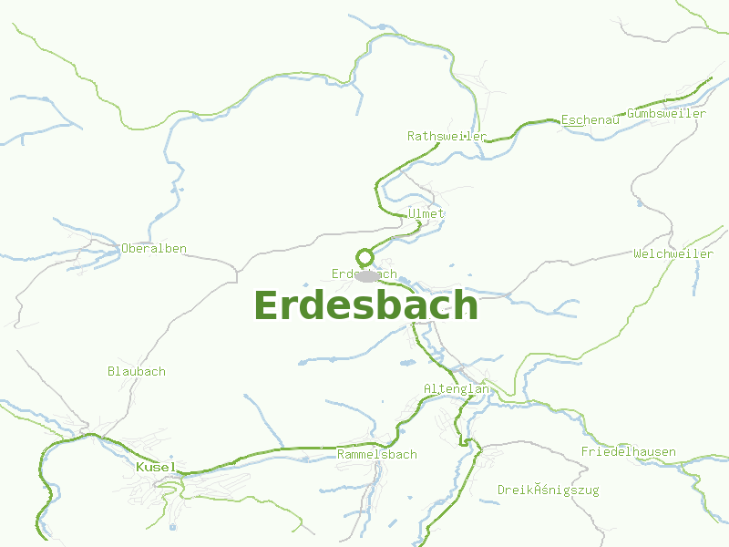 Karte von Erdesbach