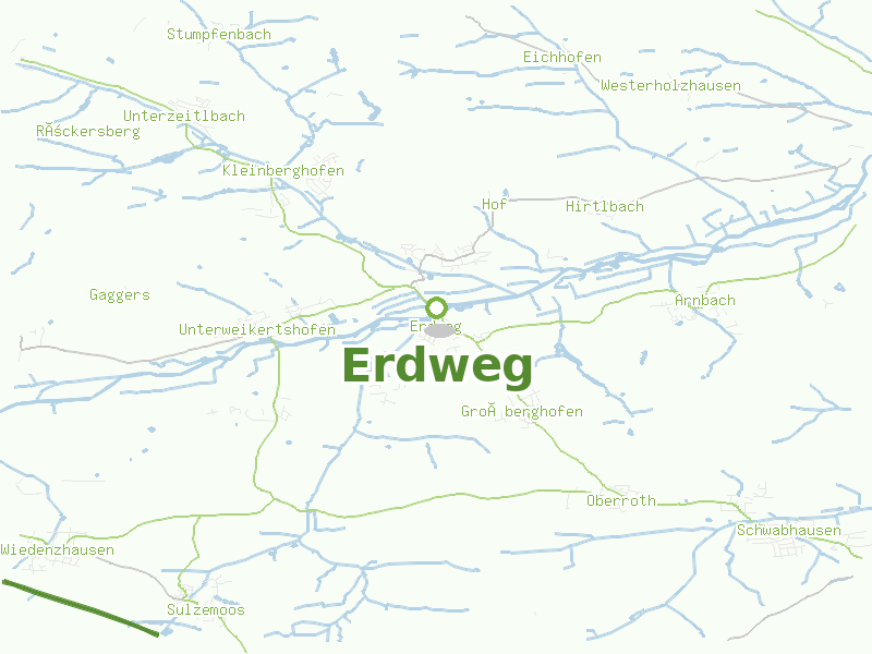 Karte von Erdweg