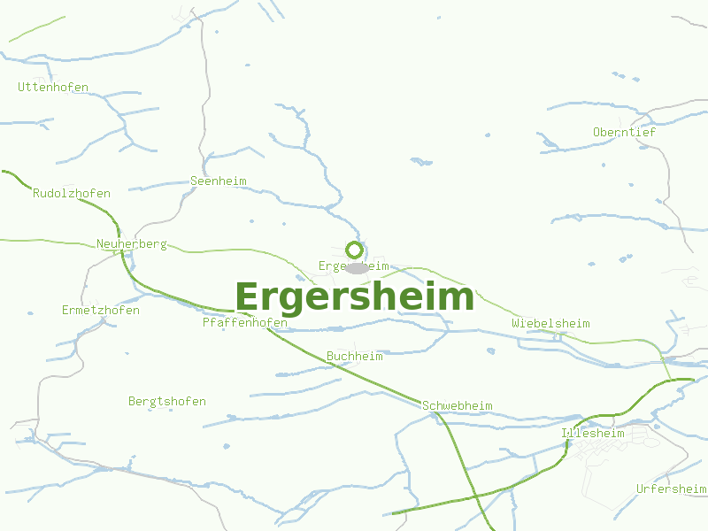 Karte von Ergersheim