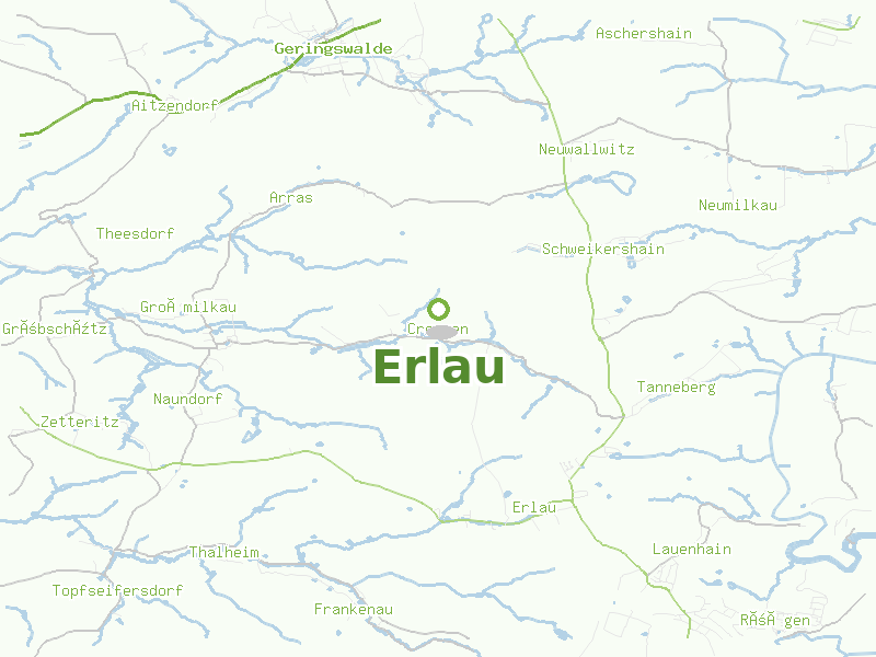 Karte von Erlau