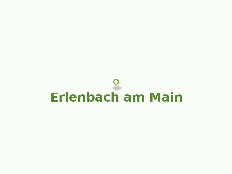 Karte von Erlenbach am Main