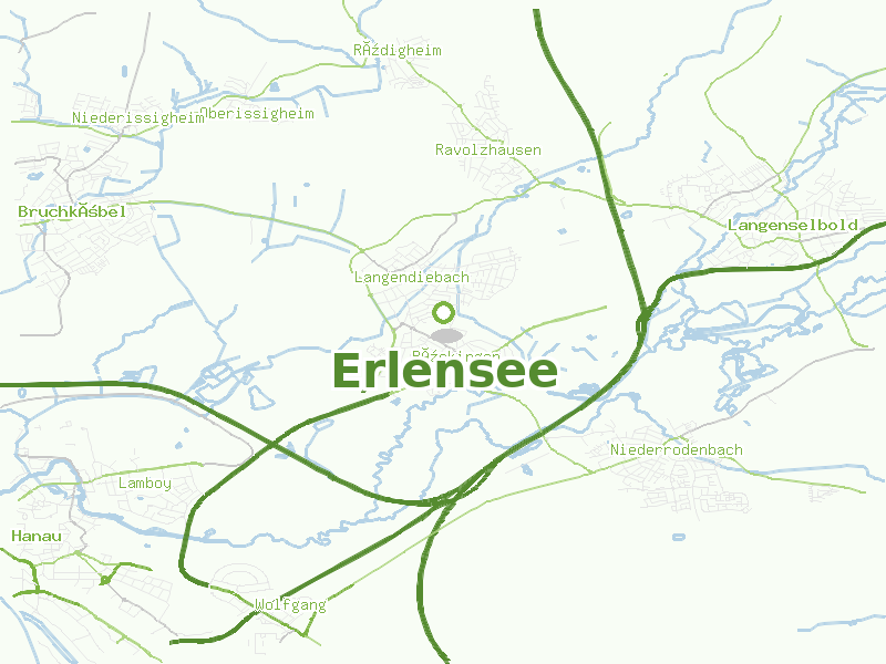 Karte von Erlensee
