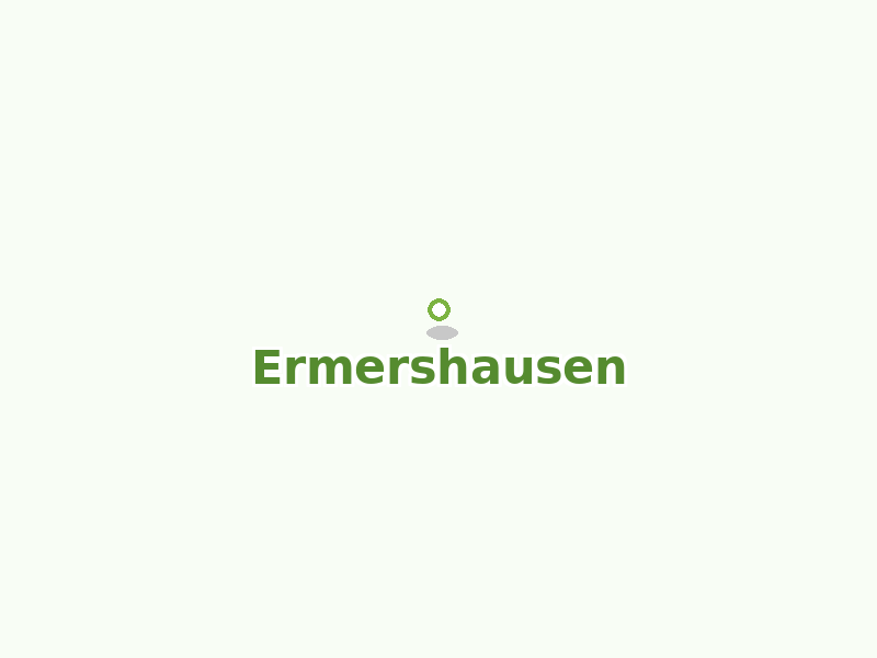 Karte von Ermershausen