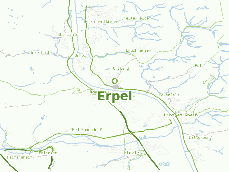 Karte von Erpel