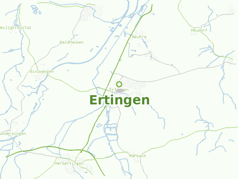 Karte von Ertingen