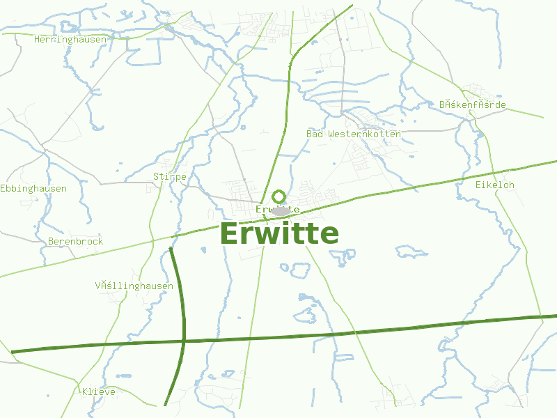 Karte von Erwitte