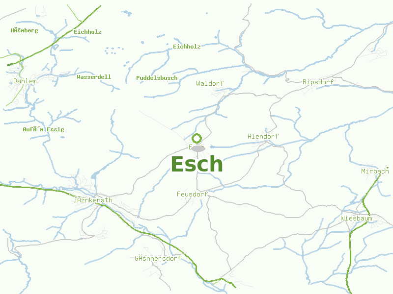 Karte von Esch