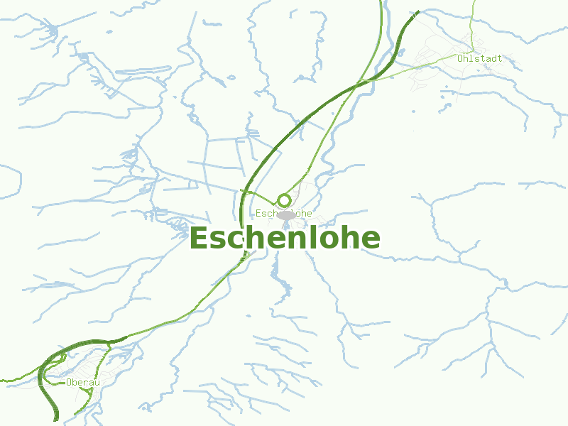 Karte von Eschenlohe