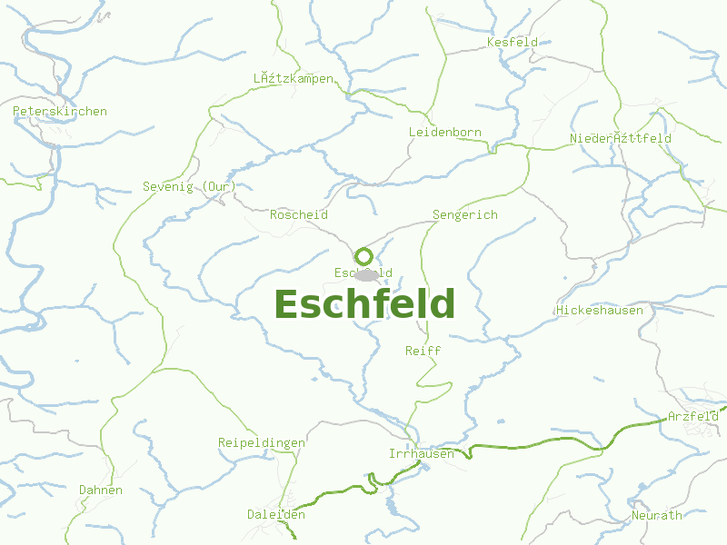 Karte von Eschfeld