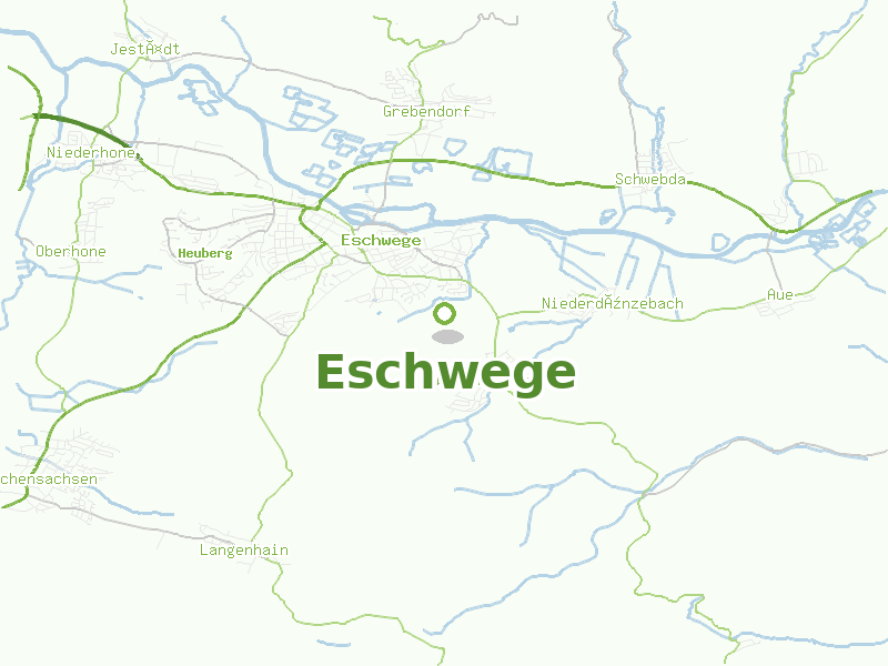 Karte von Eschwege