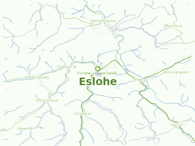 Karte von Eslohe