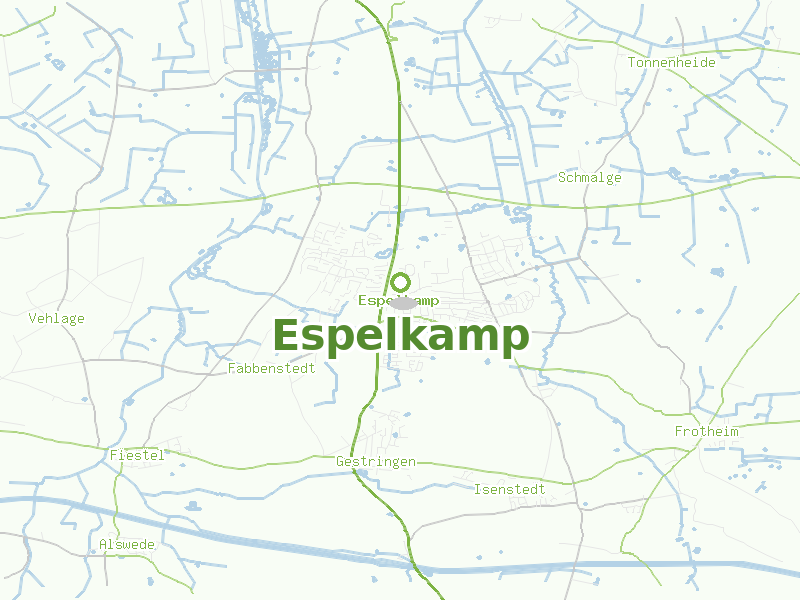 Karte von Espelkamp