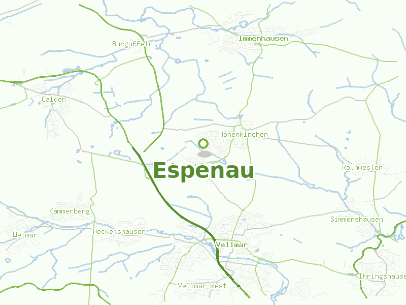 Karte von Espenau