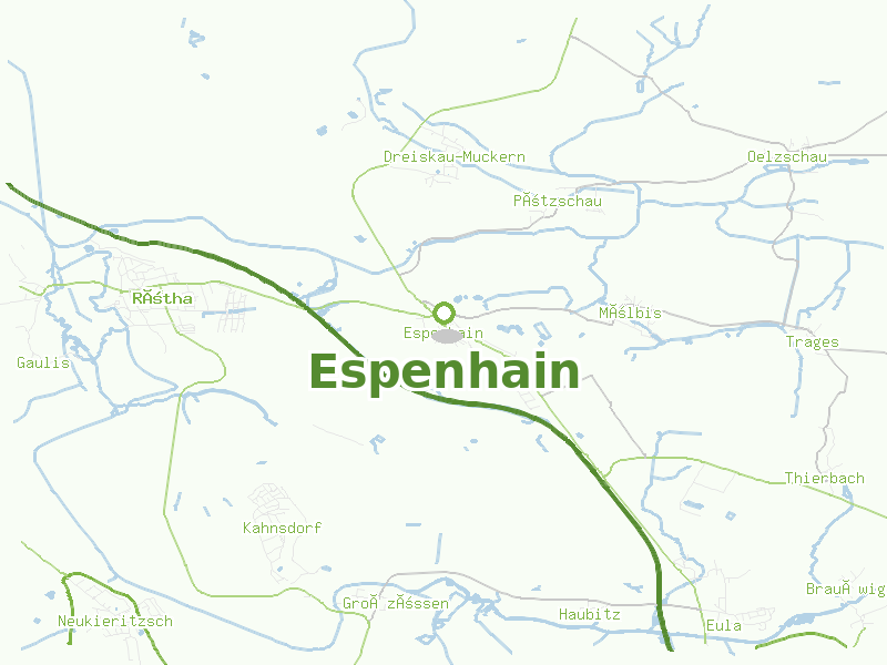 Karte von Espenhain