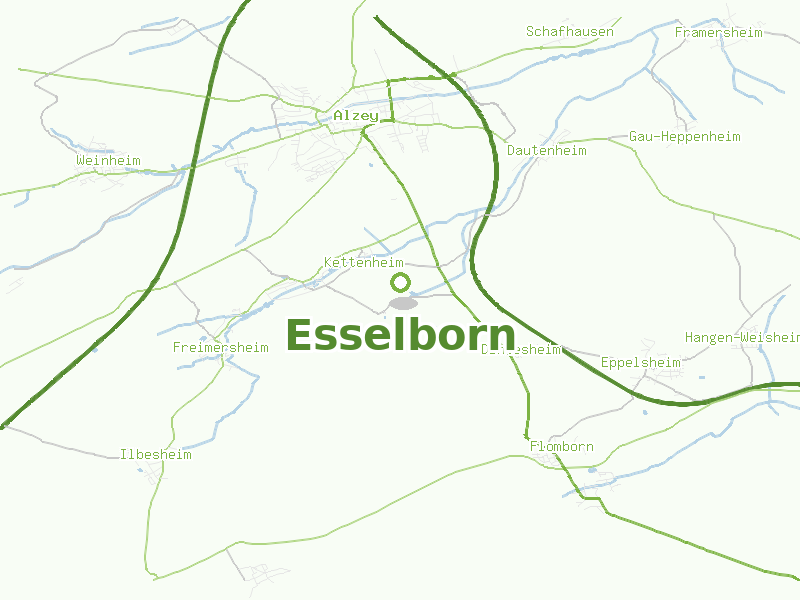 Karte von Esselborn