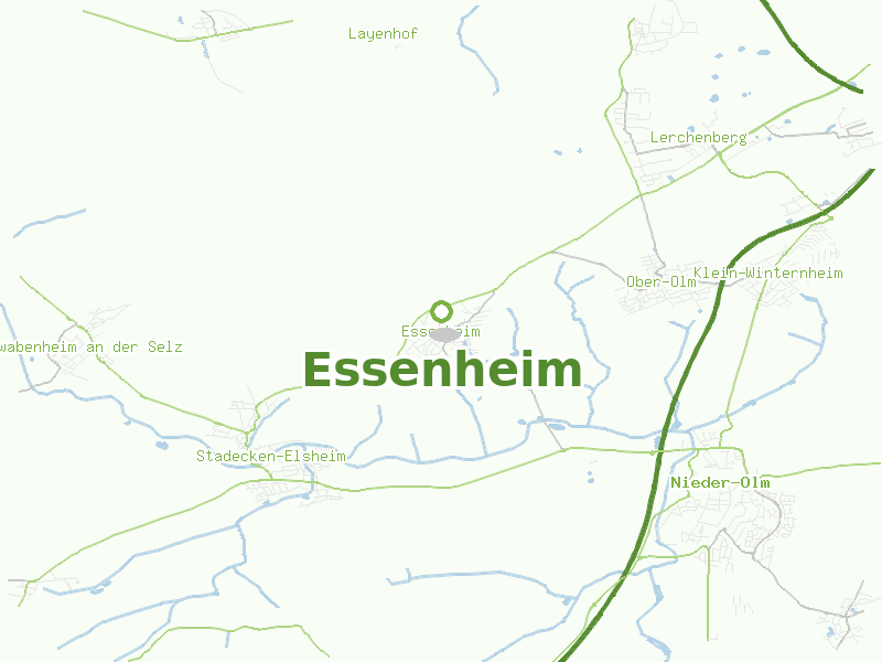 Karte von Essenheim