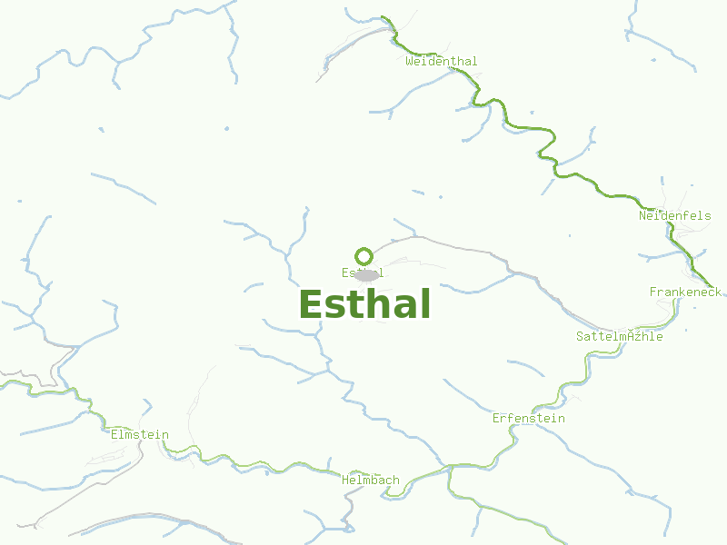 Karte von Esthal
