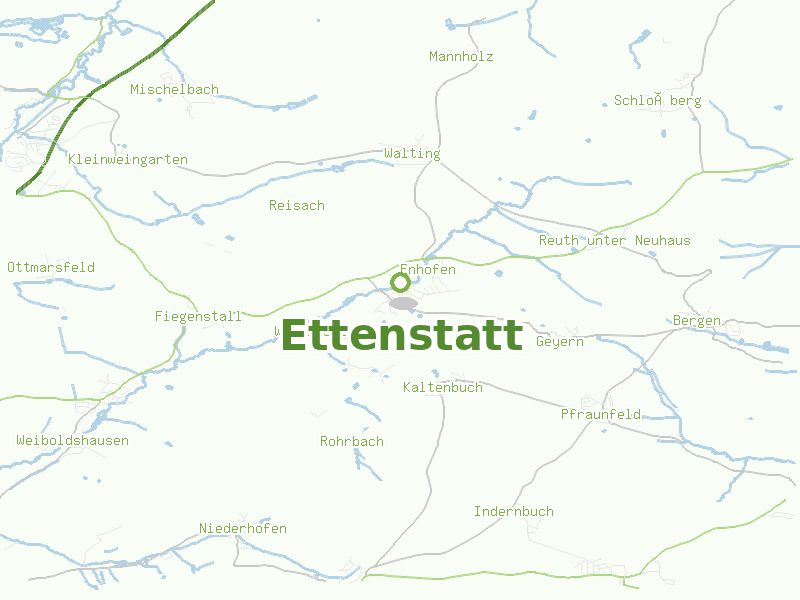 Karte von Ettenstatt