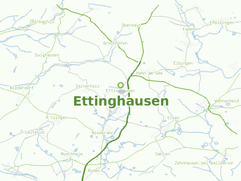 Karte von Ettinghausen