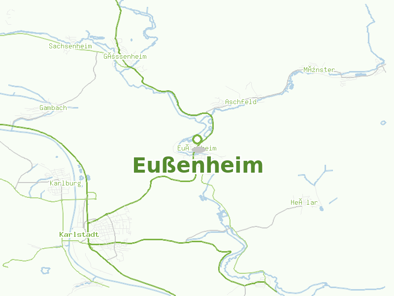 Karte von Eußenheim