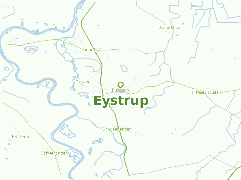 Karte von Eystrup